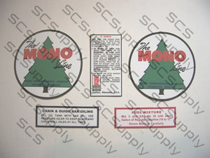 Mono 3.25" Tree Logo decal set