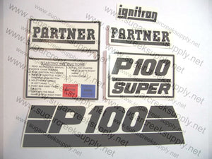Partner P100 Super decal set