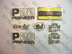 Pioneer P28 (yellow saw) decal set