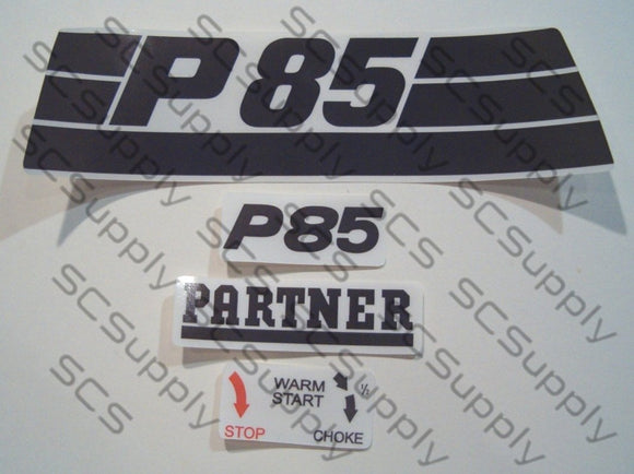 Partner P85 decal set