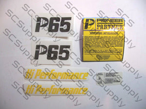 Pioneer/Partner P65 decal set