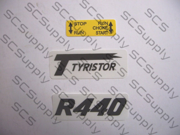 Partner R440 decal set