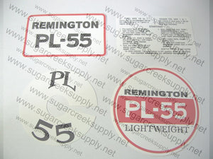 Remington PL-55 (red/white) decal set