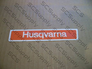 Husqvarna 181SE, 266SE & others clutch cover decal