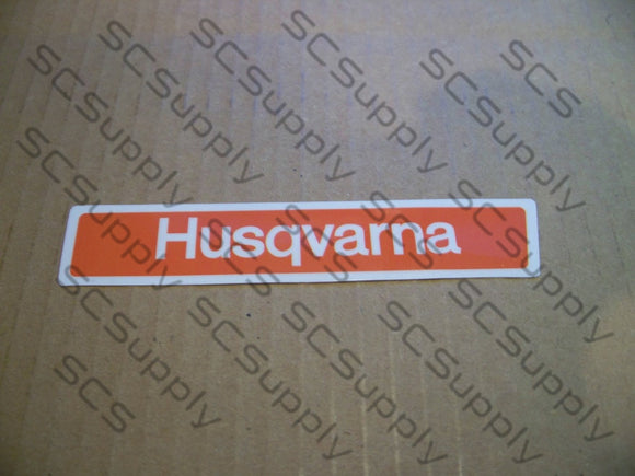 Husqvarna 181SE, 266SE & others clutch cover decal