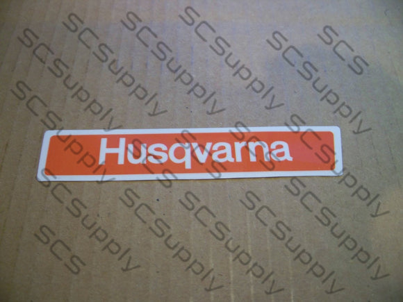 Husqvarna 181SE, 266SE & others clutch cover decal