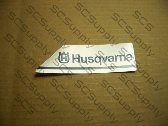 Husqvarna 394XP and 395XP clutch cover decal