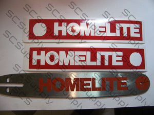 Homelite 16inch HardTip (late XL-12 & Super XL) bar stencil set