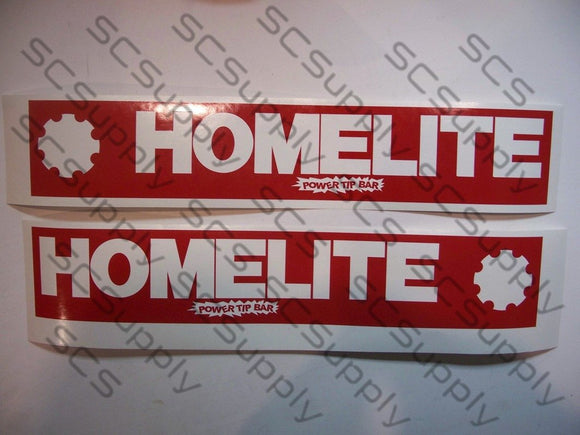 Homelite 16inch PowerTip (late XL-12 & Super XL) bar stencil set