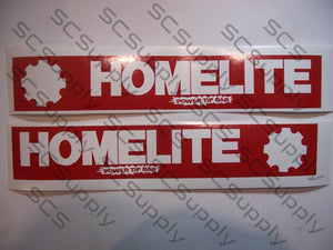 Homelite 16inch PowerTip (Super EZ, 150, XL101, XL102, XL103, XL104) bar stencil set