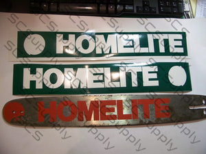 Homelite 20inch HardTip (late XL-12 & Super XL) bar stencil set