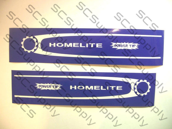 Homelite 12inch Power Tip (XL, XL2 & Super 2) bar stencil set