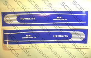 Homelite 20inch HT Fine Stripe (XL-100 series,SEZ) bar stencil set