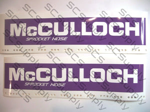 McCulloch Sprocket Nose (14.25" x 2") v1 bar stencil set
