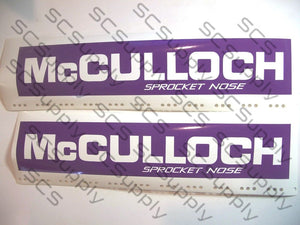 McCulloch Sprocket Nose (14.25" x 2") v3 bar stencil set