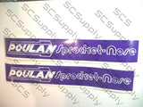 Poulan Large Sprocketnose bar stencil set