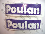 Poulan 8 inch bar stencil set