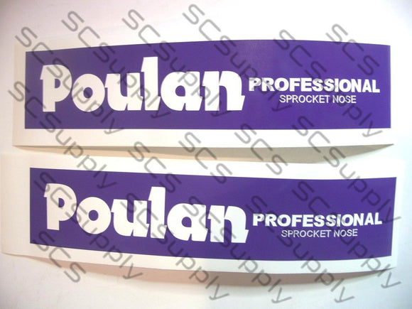 Poulan Professional Sprocketnose bar stencil set