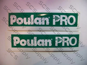 Poulan Pro bar stencil set