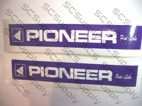 Pioneer Posi-Lube bar stencil set