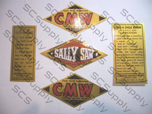 Sally Saw decal set
