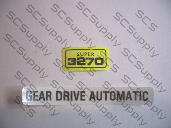 Pioneer Super 3270 decal set