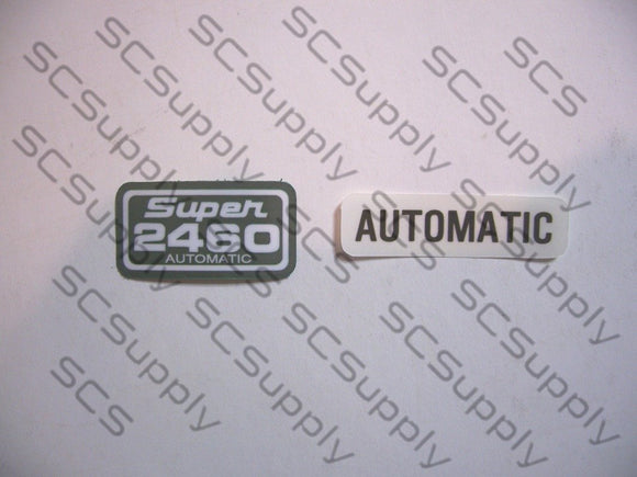Pioneer Super 2460 Automatic decal set