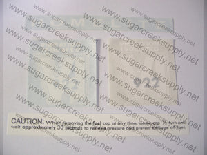 Homelite VI-922 decal set