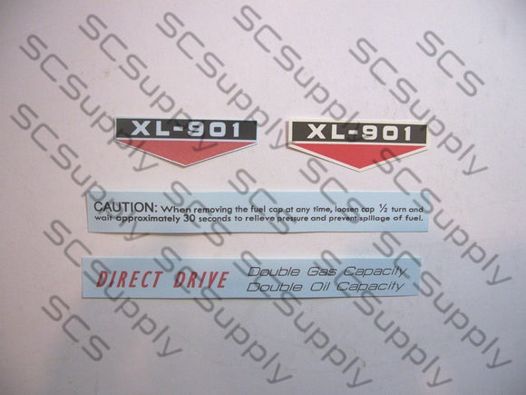 Homelite XL-901 (early) decal set