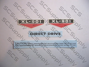 Homelite XL-901 (late) decal set