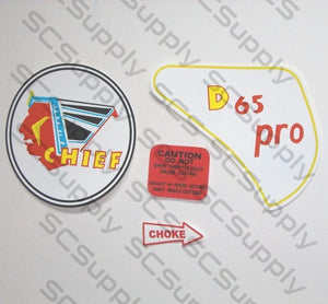 Clinton D65 Pro (Chief) decal set