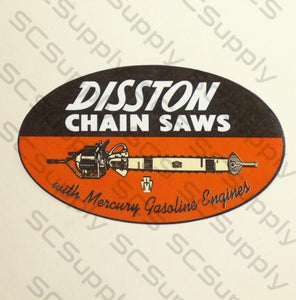 Disston 4.5" oval decal