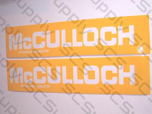 McCulloch Premium HardTip bar stencil set