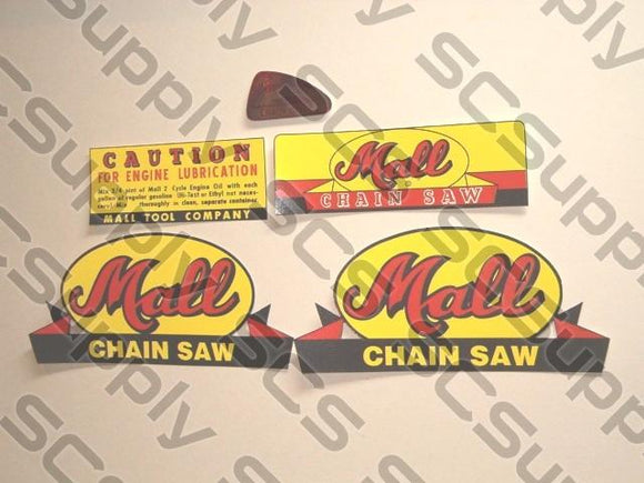 Mall 12A decal set with bar decal set