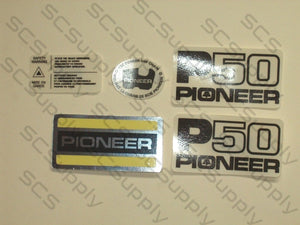 Pioneer P50 decal set