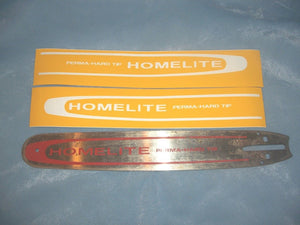Homelite 16" Permahard Tip Bar stencil set