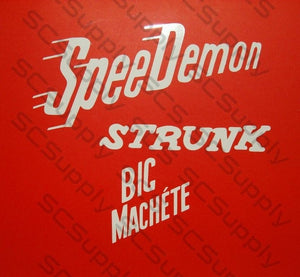 Strunk Big Machete decal set