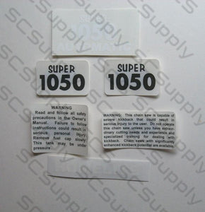 Homelite Super 1050 (ver. 3) decal set