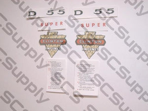 Clinton Super D55 decal set