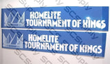 Homelite "Tournament of Kings" bar stencil set