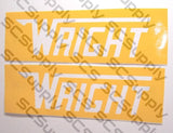 Wright bar stencil set