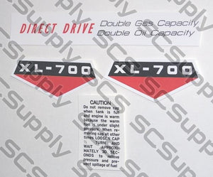 Homelite XL-700 decal set