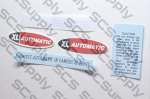 Homelite XL-AO decal set